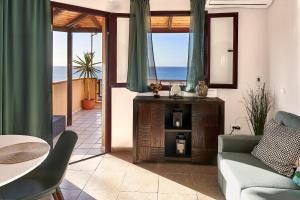 Χώρος καθιστικού στο Casa La Luz