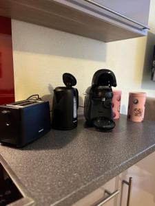 O bucătărie sau chicinetă la Ferienwohnung Nähe Autobahn Ruhige Lage für Familien & Monteure