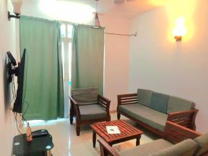 Et opholdsområde på Span Tower