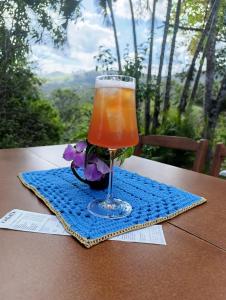 En generel udsigt til bjerge eller udsigt til bjerge taget fra bed and breakfast-stedet