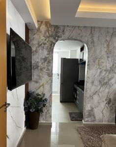 Koupelna v ubytování Apartamento térreo com jardim privativo