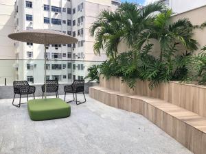 Balkón nebo terasa v ubytování No melhor ponto do Flamengo, conforto e segurança no Rio