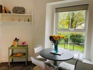 Χώρος καθιστικού στο Dartmoor Cottage