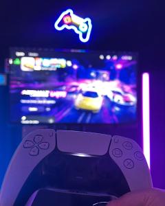 TV/trung tâm giải trí tại Promocje Amber Park Spa