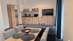 Køkken eller tekøkken på Skalnica- apartamenty z widokiem na góry, przy szlakach