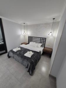 Ένα ή περισσότερα κρεβάτια σε δωμάτιο στο 7 Dreams Hotel YVN