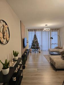 Ένα ή περισσότερα κρεβάτια σε δωμάτιο στο Modern Comfort Spot Apartments