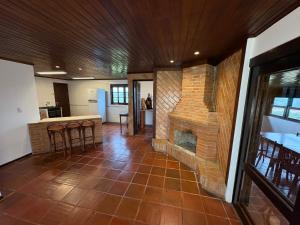 Η κουζίνα ή μικρή κουζίνα στο Paraíso no Campo - Lago, Festa e Hospedagem