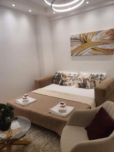 Χώρος καθιστικού στο HelVik Apartman Aqua Park +14 φωτογραφίες