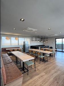 Εστιατόριο ή άλλο μέρος για φαγητό στο Flat Studio Cuiabá NOVO, apartamento1308, Ótima localização