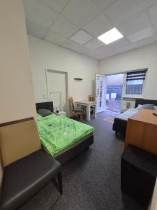 Postel nebo postele na pokoji v ubytování Unterkunft SaarGlück