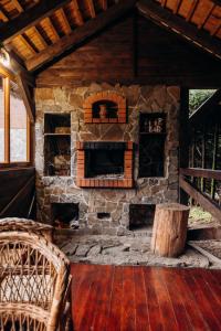 Posezení v ubytování Готель Пацьорка