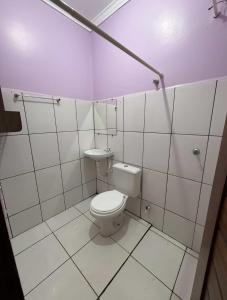 Phòng tắm tại Casa da família