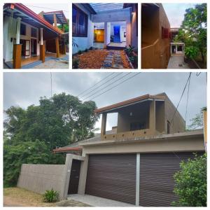 a collage of three pictures of a house at Sunray Homes in Nikawatawana