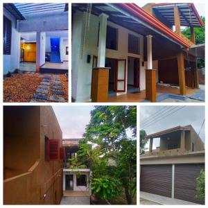 a collage of three pictures of a house at Sunray Homes in Nikawatawana