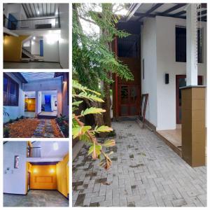 a collage of three pictures of a building at Sunray Homes in Nikawatawana