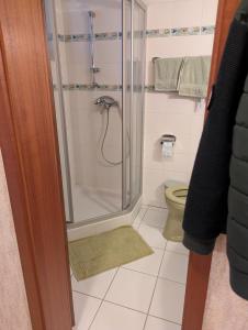 Koupelna v ubytování Oase der Entspannung direkt an Flussnähe + 11 fotografií