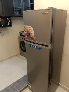 Køkken eller tekøkken på شقة فندقية غرفة واحدة