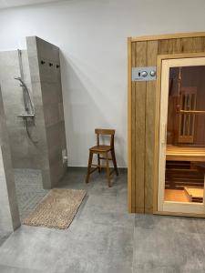 Koupelna v ubytování Auszeit Angermünde + 25 fotografií