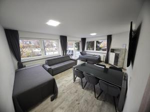 Χώρος καθιστικού στο Apartments Waldbronn