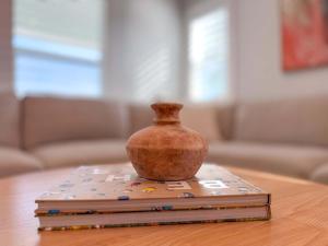 Et opholdsområde på New Build - Pool - Walk to Beach