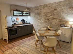 Η κουζίνα ή μικρή κουζίνα στο Kleine Auszeit - Urlaub auf dem Bauernhof