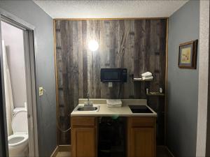 Ένα μπάνιο στο America's Best Value Inn