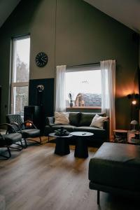 Χώρος καθιστικού στο Traumnest Eifel