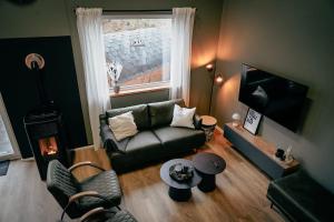 Χώρος καθιστικού στο Traumnest Eifel