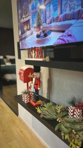 TV a/nebo společenská místnost v ubytování L'Escapade - Love room & spa