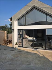 Patio nebo venkovní prostory v ubytování iThusi stream