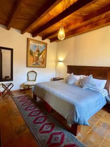 Кровать или кровати в номере Casa Rosario Centro