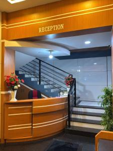 Ο χώρος του λόμπι ή της ρεσεψιόν στο RV Tourist Home