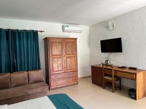 Μια τηλεόραση ή/και κέντρο ψυχαγωγίας στο Hôtel Éden Roc Ivoire