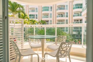 En balkon eller terrasse på Apartamento Completo In Mare Bali Cotovelo by Qavi