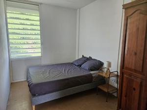 Postel nebo postele na pokoji v ubytování Soleil du Carbet