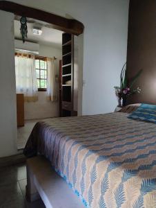 En eller flere senge i et værelse på Linaje del Champaqui - San Javier