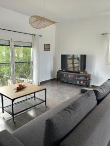 Khu vực ghế ngồi tại appartement Topaze