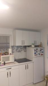 Η κουζίνα ή μικρή κουζίνα στο Casa taraneasca Marika