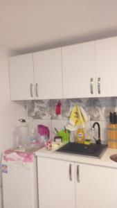 Η κουζίνα ή μικρή κουζίνα στο Casa taraneasca Marika