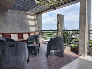 Μπαλκόνι ή βεράντα στο 3 Personas - Aire A Split & Wifi