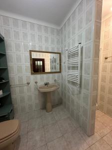 Koupelna v ubytování Bem estar 3