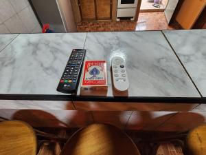 TV/trung tâm giải trí tại Linda casa con garaje en la majada