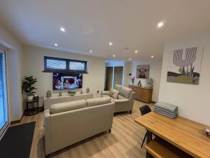 Χώρος καθιστικού στο Woodway Lodge