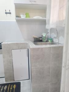 Kuchyň nebo kuchyňský kout v ubytování Sagana Croton Suites