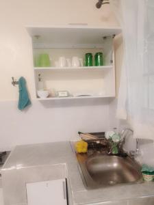 Kuchyň nebo kuchyňský kout v ubytování Sagana Croton Suites