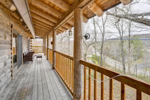 Ban công/sân hiên tại Chalet La Source Rouge