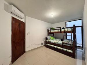 Postel nebo postele na pokoji v ubytování Casa sagrada familia