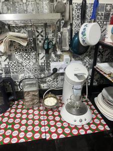 Et badeværelse på Duplex al menzah