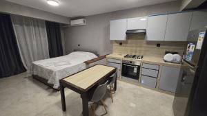 Η κουζίνα ή μικρή κουζίνα στο Ocean View Studio +8 φωτογραφίες